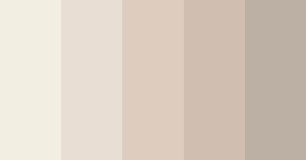 Download beige harmony color palette PNG image (landscape)