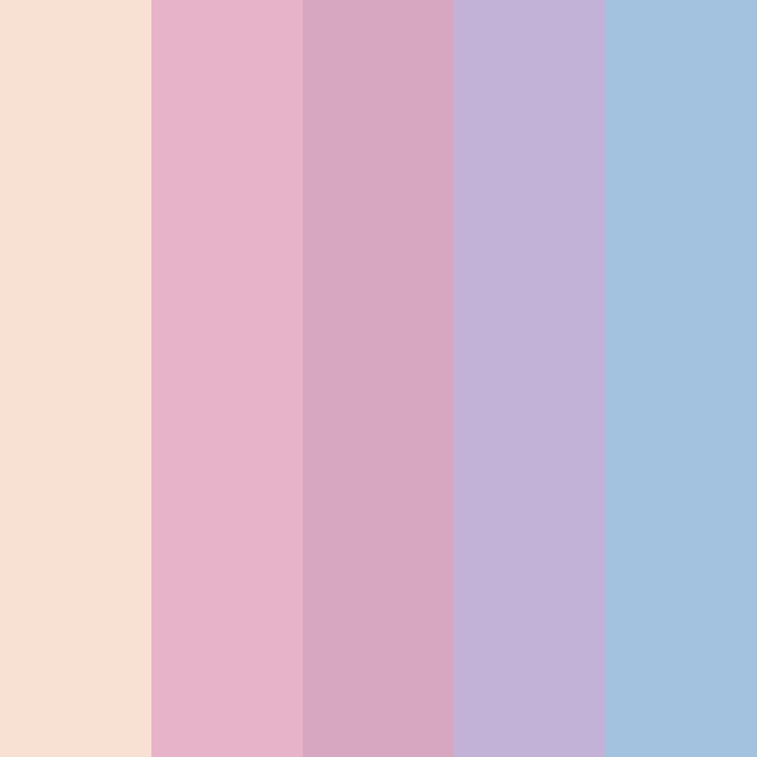 Download soft pink color palette PNG image (square)