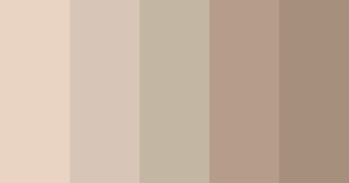 Download light brown color palette PNG image (landscape)
