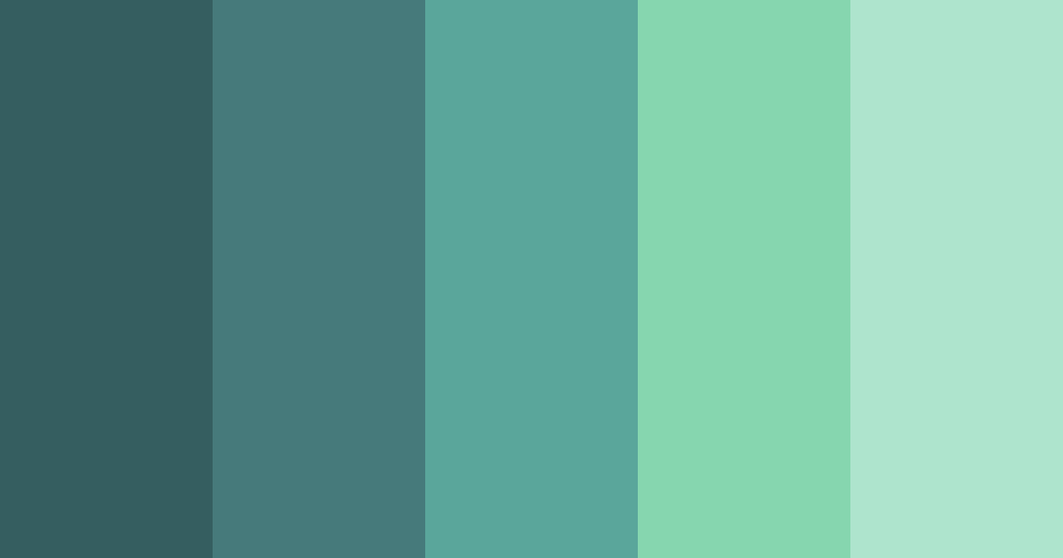 Serene Forest Breeze Color Palette