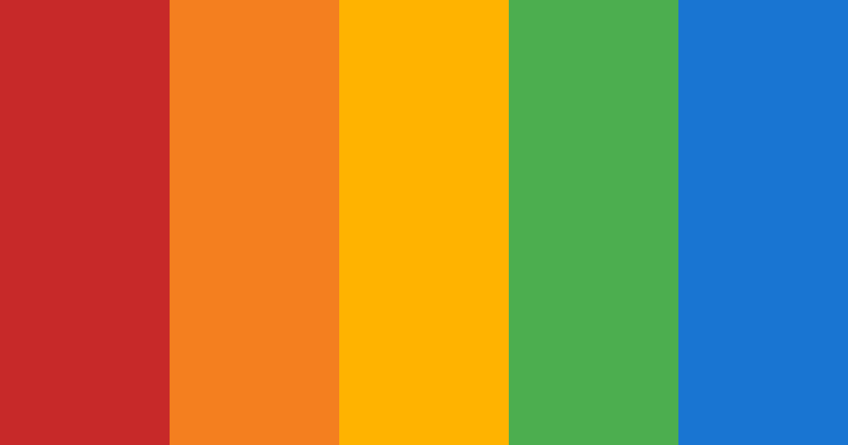 Download severity spectrum color palette PNG image (landscape)