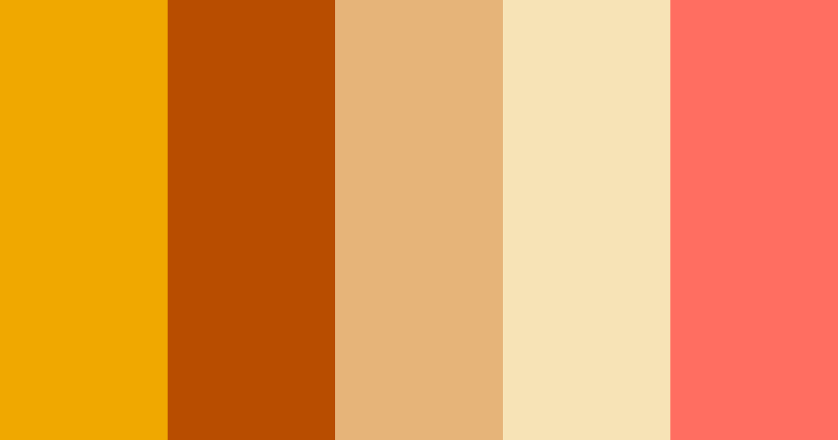 Download golden sunset color palette PNG image (landscape)