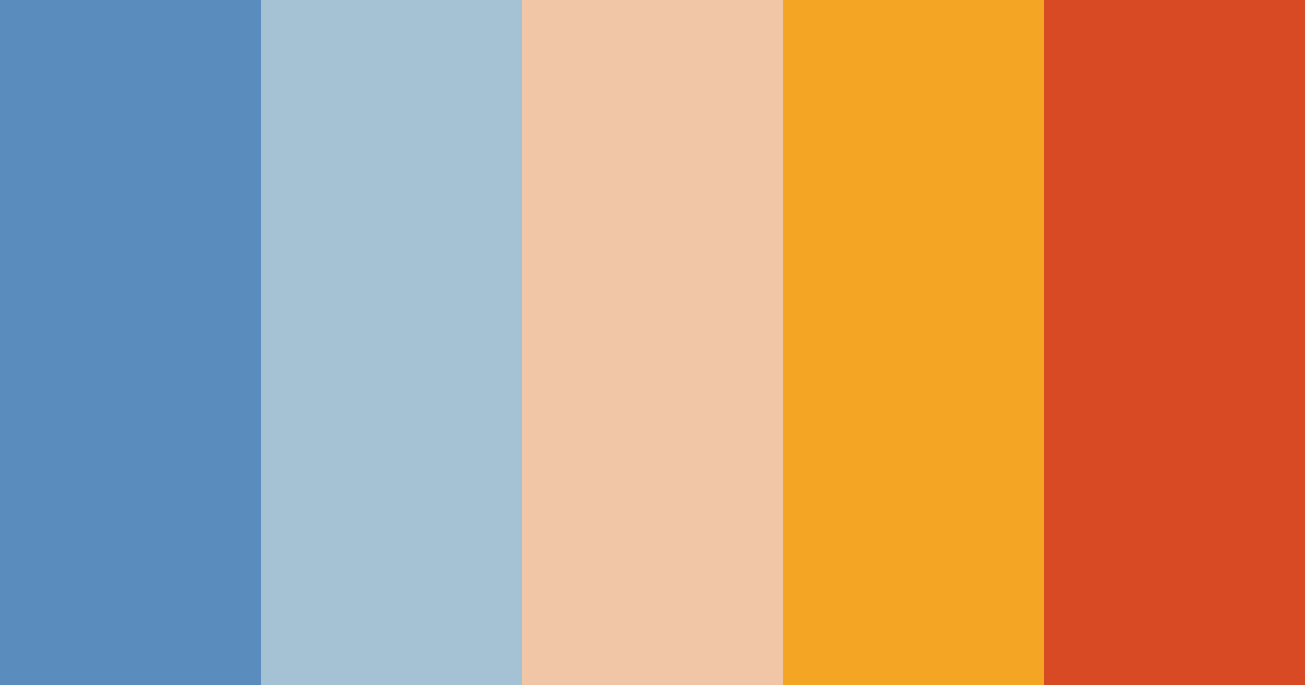Ocean Ember Dream Color Palette