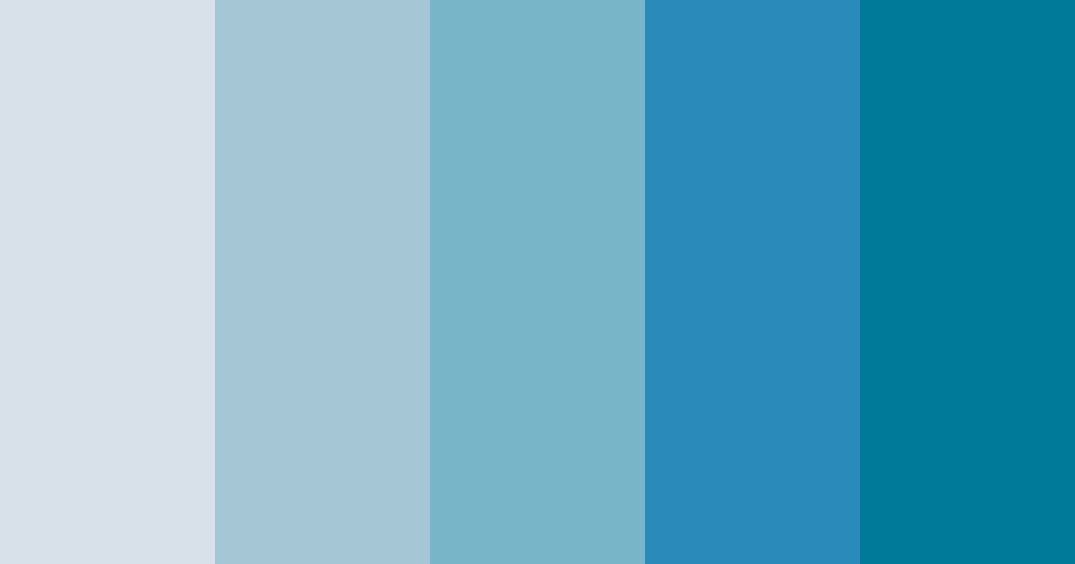 Download blue frost color palette PNG image (landscape)