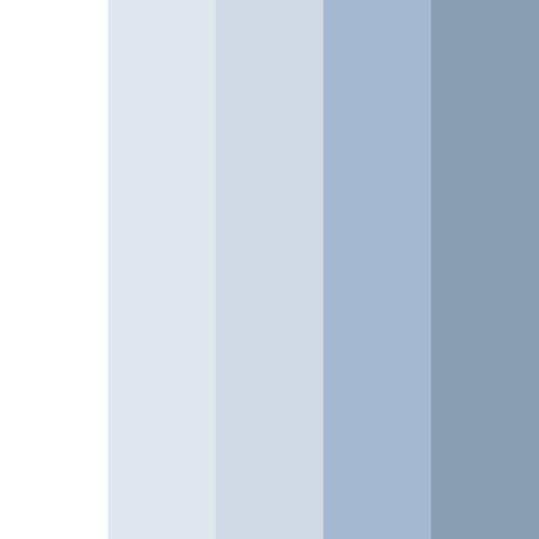 Download serene blossom color palette PNG image (square)