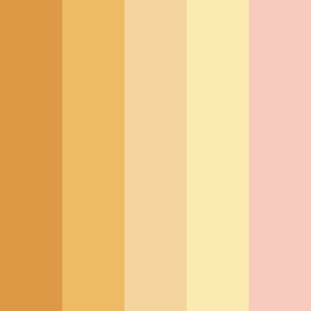 Download light gold color palette PNG image (square)