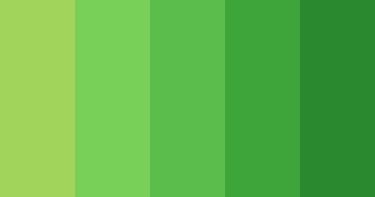 Download green slime love color palette PNG image (landscape)