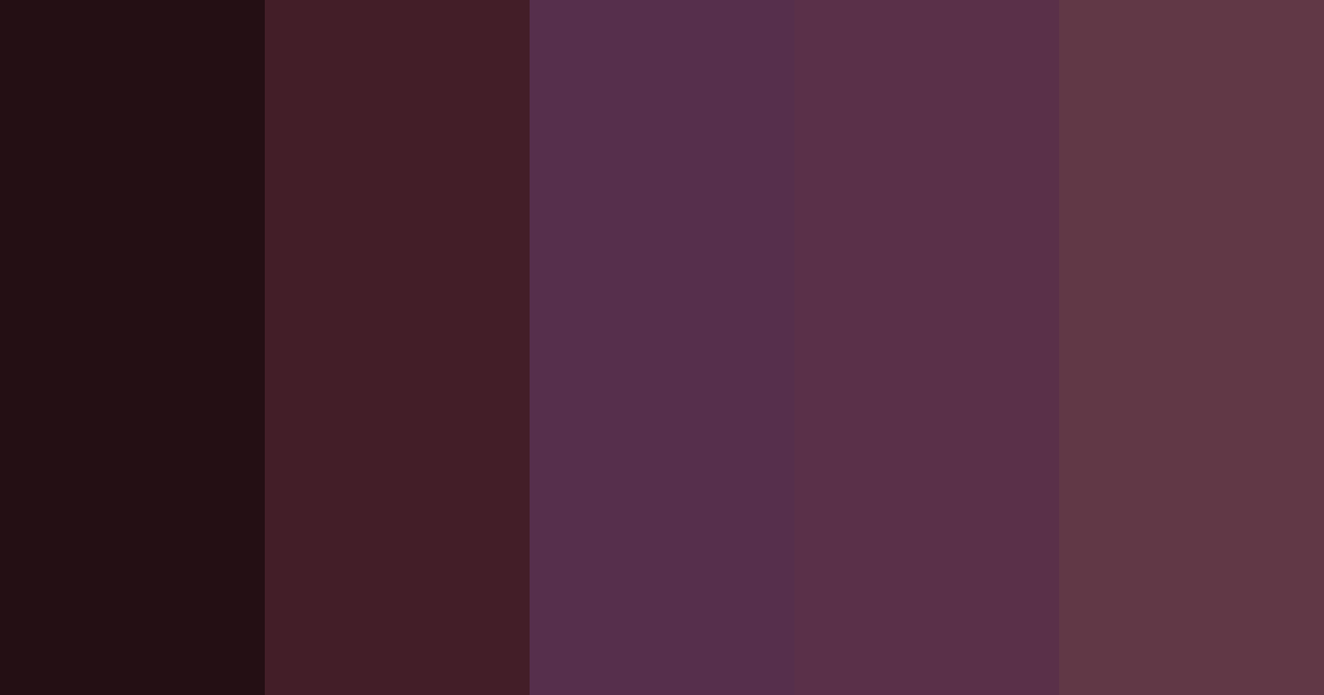 Download dark wine shades color palette PNG image (landscape)