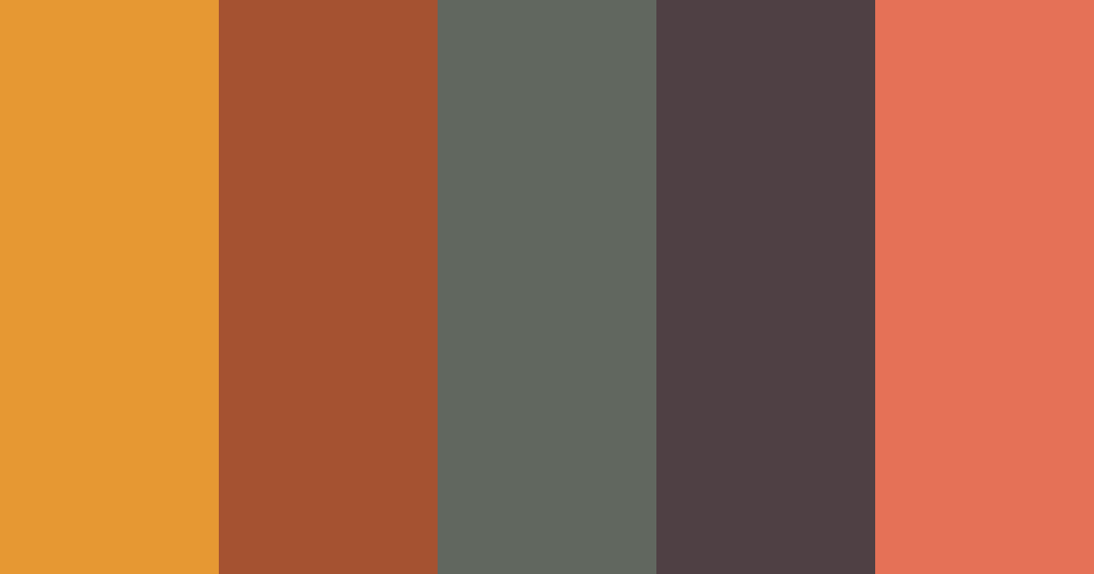 Download revolutionary earthtones color palette PNG image (landscape)