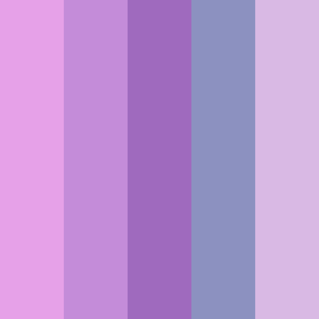 Download purple freesia color palette PNG image (square)