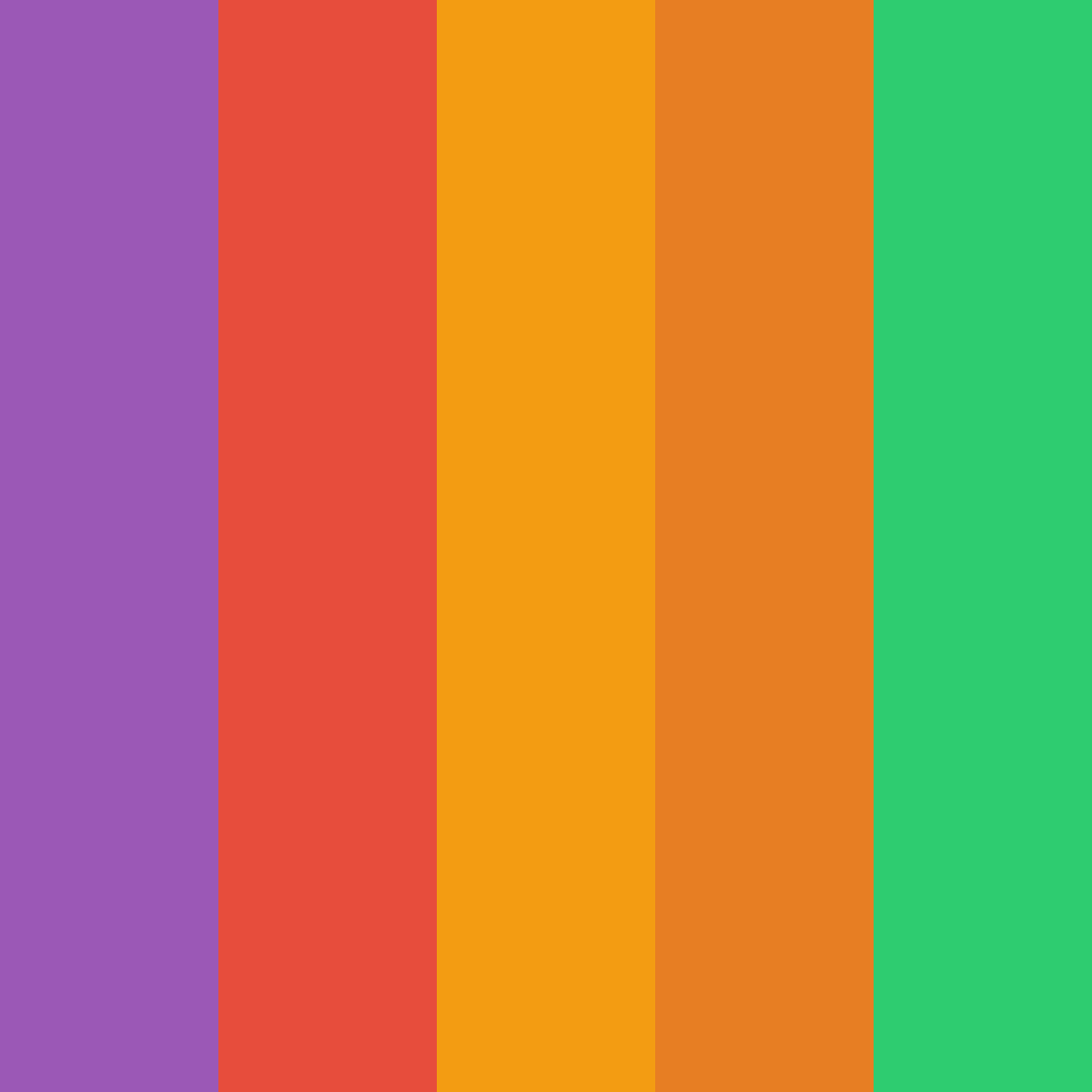 Download sad purple color palette PNG image (square)