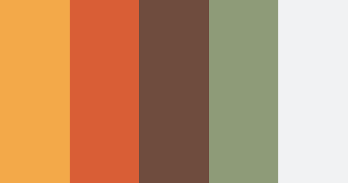 Download orange ratatouille color palette PNG image (landscape)