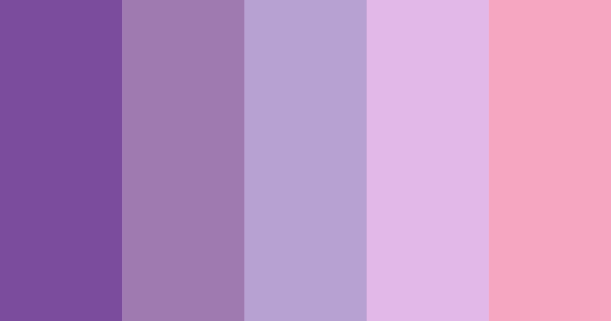 Download retro violet dream color palette PNG image (landscape)