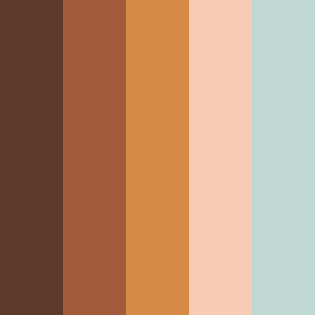 Download copper tragedy color palette PNG image (square)