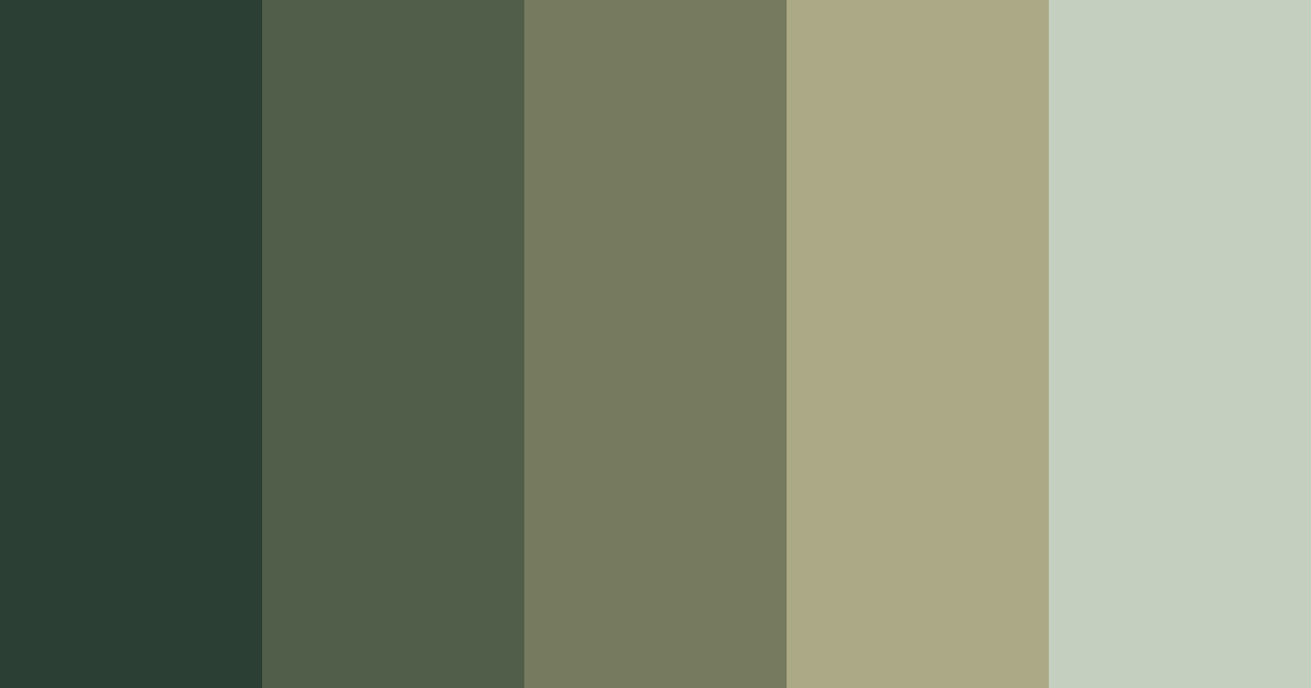 Download oceanic serenity color palette PNG image (landscape)
