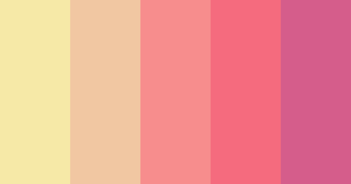 Download giselle's garden color palette PNG image (landscape)
