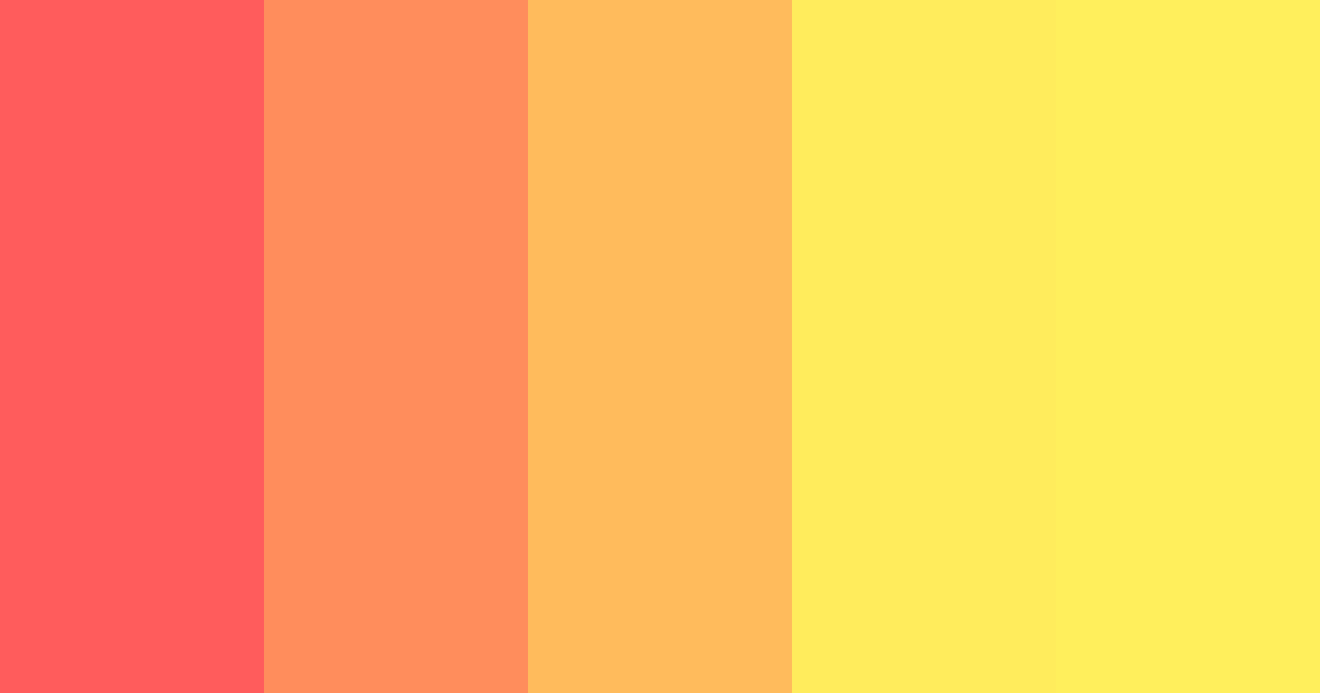 Download tropical sunset blaze color palette PNG image (landscape)