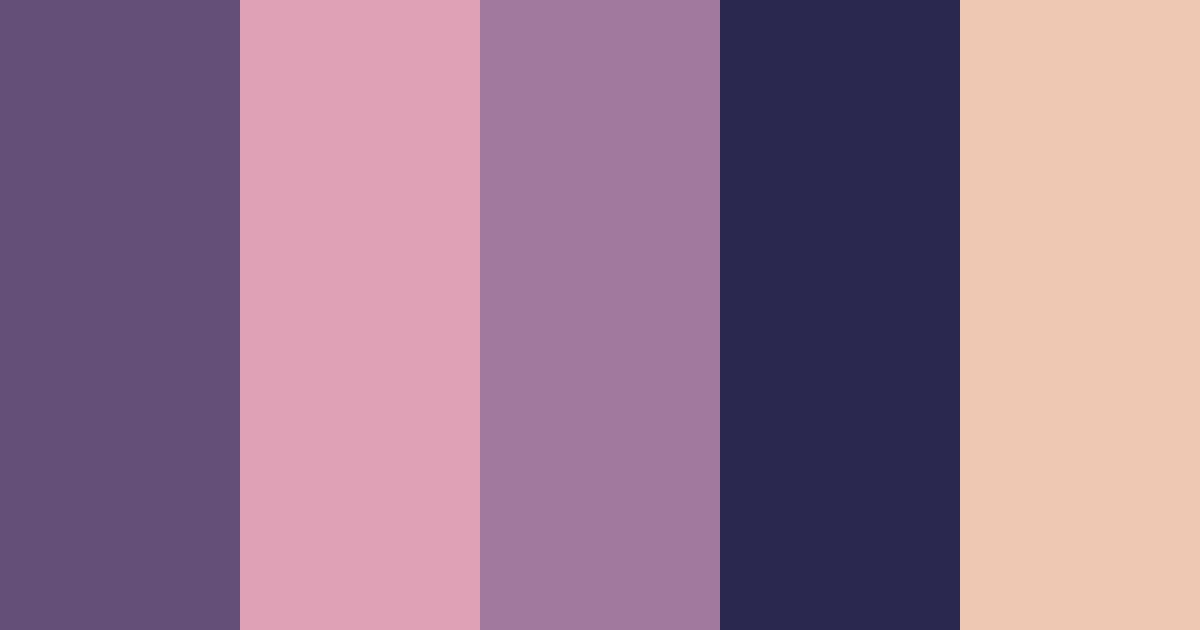 Download purple blush color palette PNG image (landscape)
