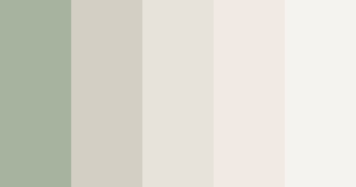 Download neutral green color palette PNG image (landscape)