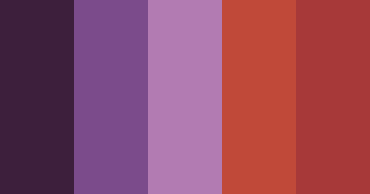 Download crimson elegance color palette PNG image (landscape)