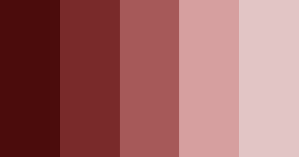 Download dark red wine color palette PNG image (landscape)