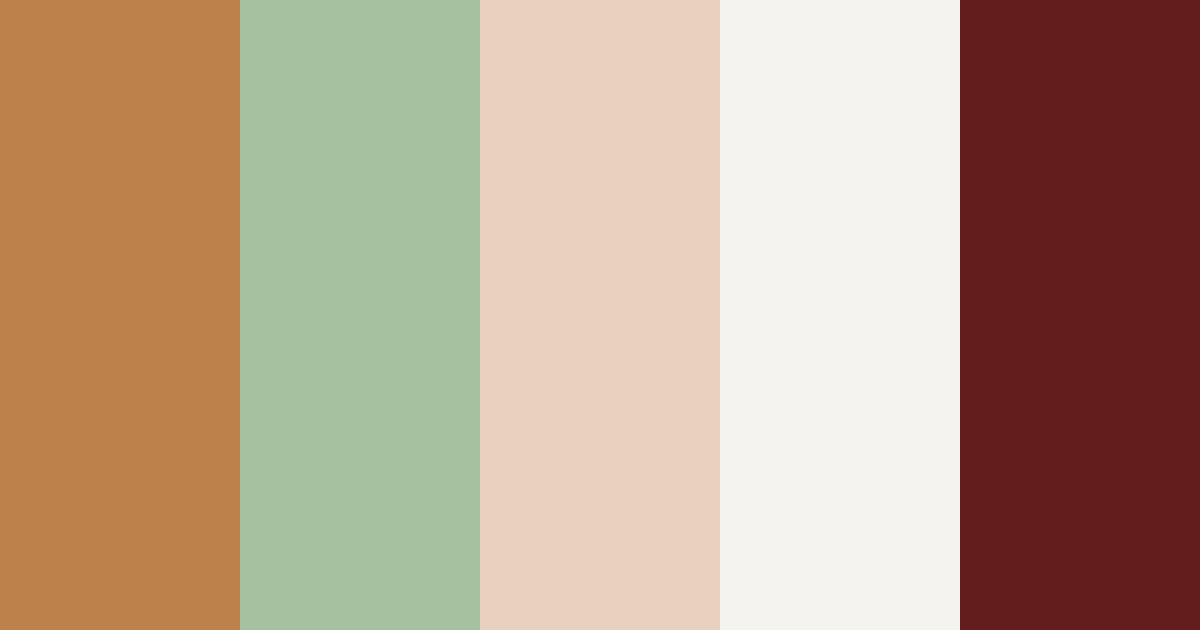 Download nordic elegance color palette PNG image (landscape)
