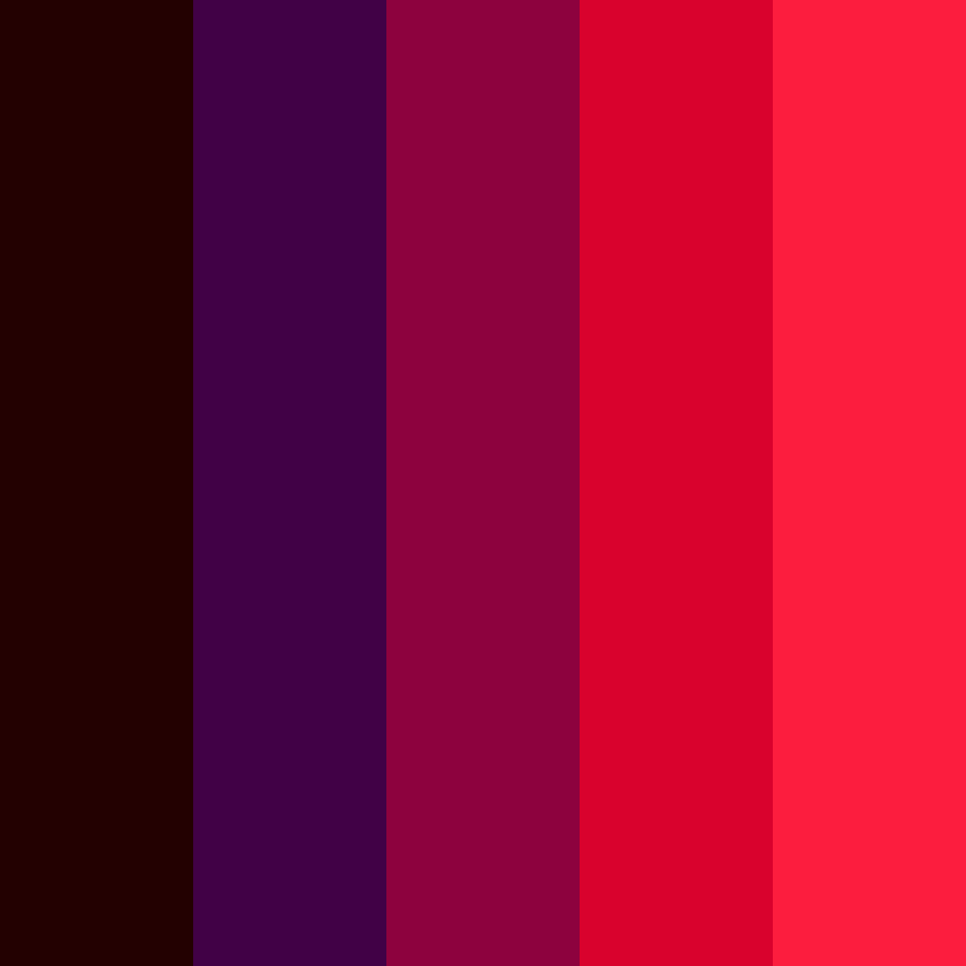 Download crimson twilight color palette PNG image (square)