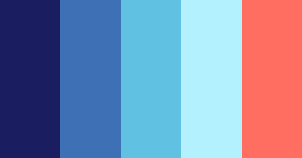 Download neon blue color palette PNG image (landscape)