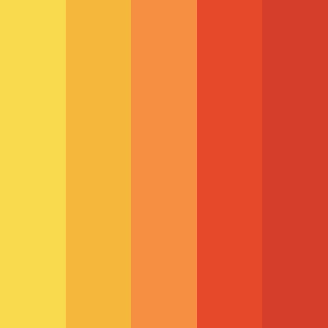 Download sunset over the sierra color palette PNG image (square)