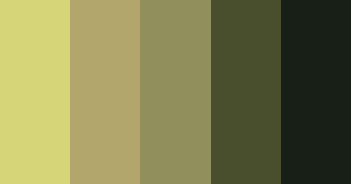 The Backrooms Color Palette
