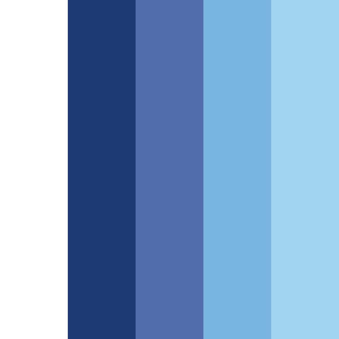 Shades of Blue Color Palette