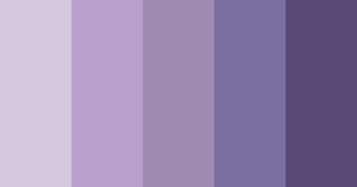 Download celestial lavender dreams color palette PNG image (landscape)