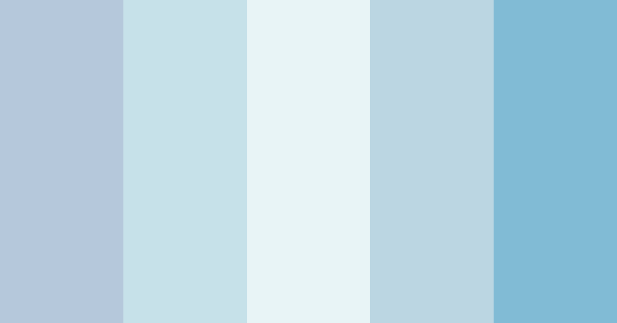 Serenity Skies Color Palette