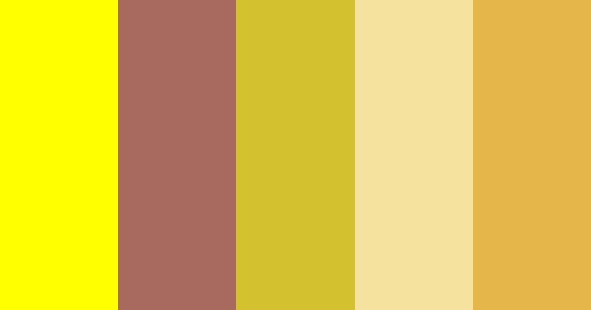 Download yellow sunset color palette PNG image (landscape)