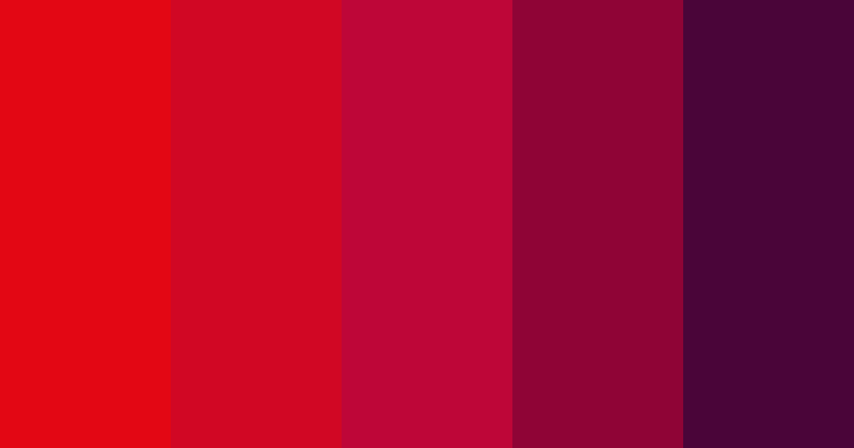 Rollo Flamme Color Palette