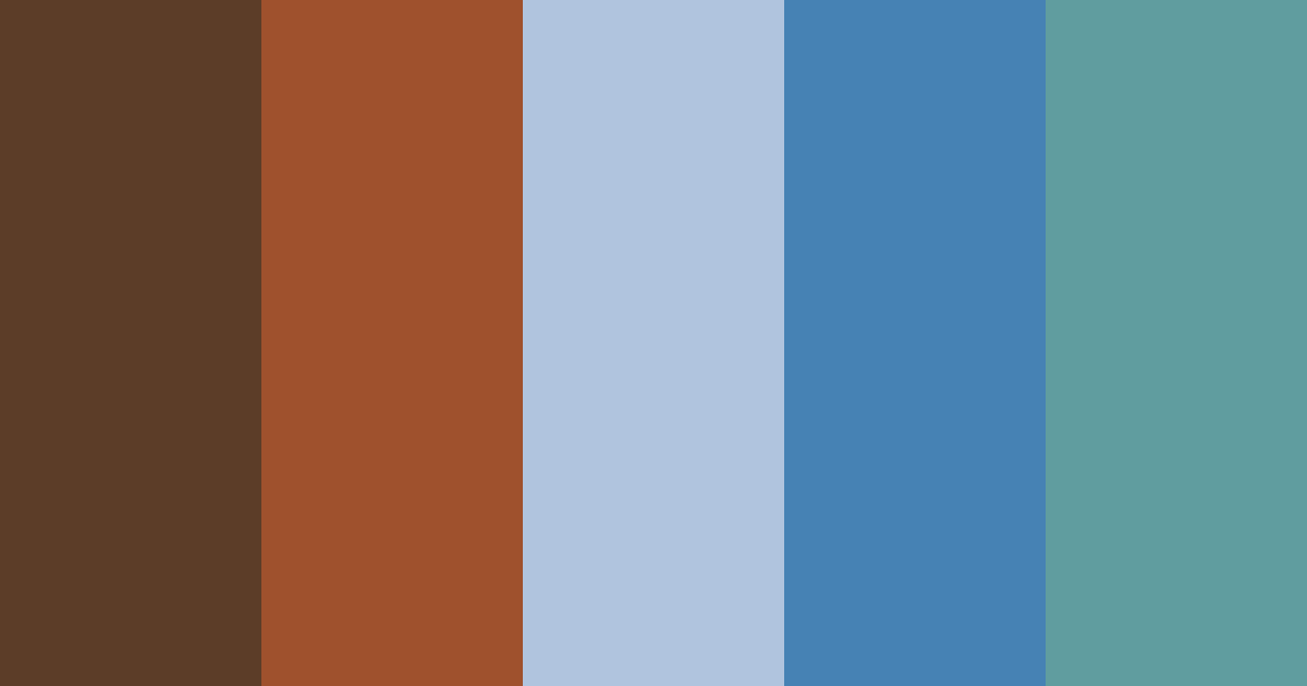 Paleta de colores Rustic Waters