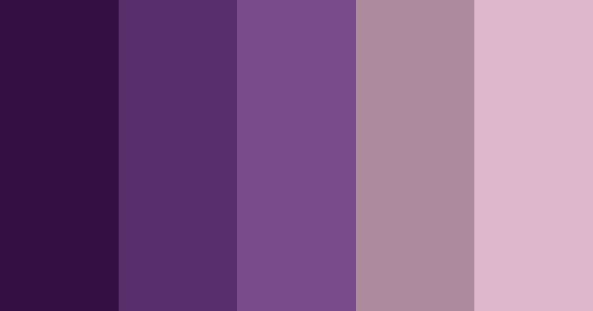 Download purple elegance color palette PNG image (landscape)