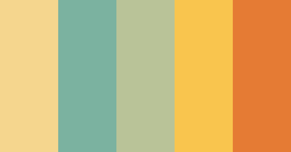 Download shades of beige color palette PNG image (landscape)