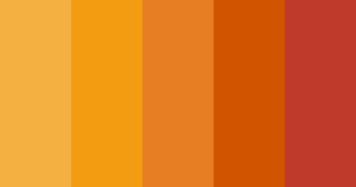 Download harmony in ember color palette PNG image (landscape)