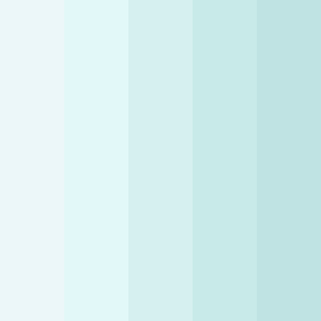 Download serene lagoon color palette PNG image (square)