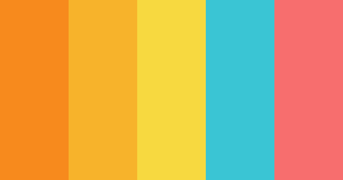 Download orange turmoil color palette PNG image (landscape)