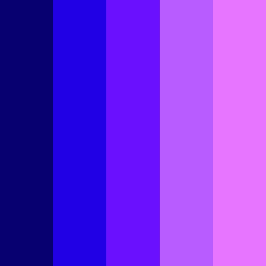 Download purple galaxy color palette PNG image (square)