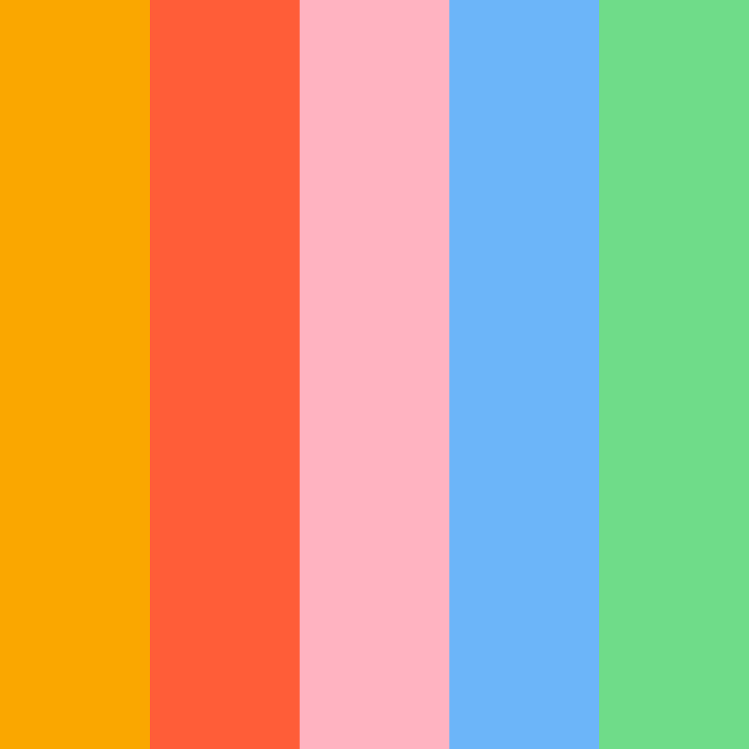 Bright Yellow Color Palette
