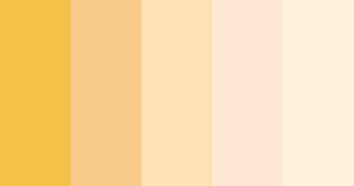 Download honeyed whimsy color palette PNG image (landscape)