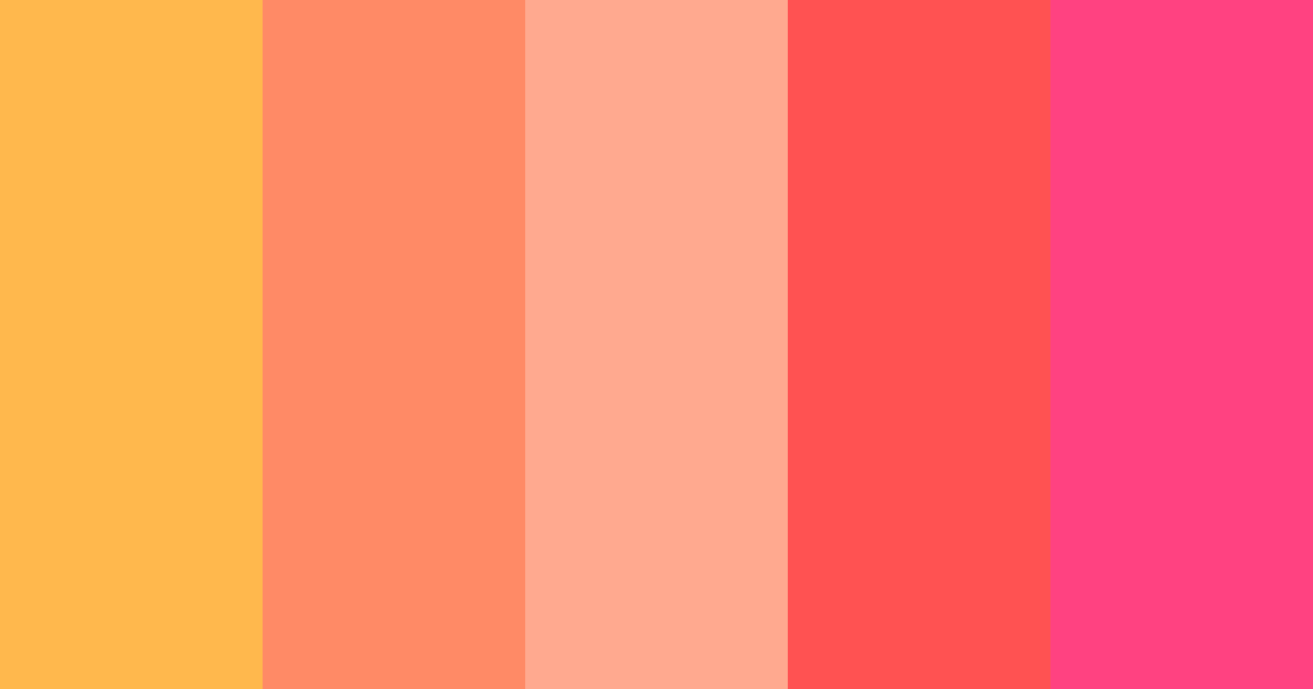 Download orange birthday color palette PNG image (landscape)