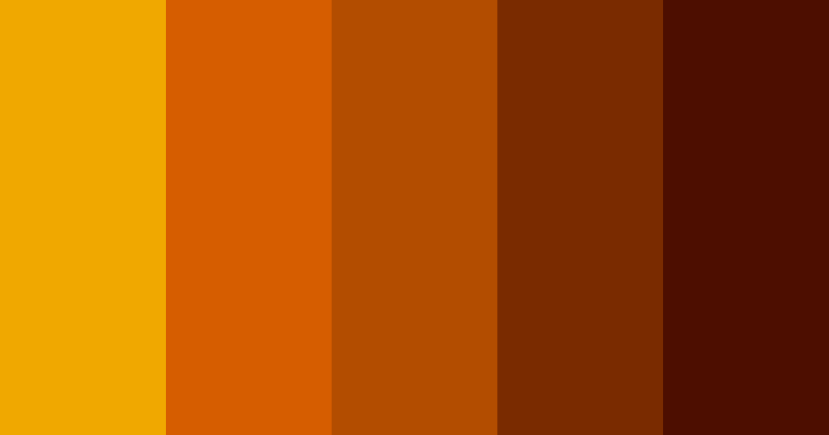Download orange vintage color palette PNG image (landscape)