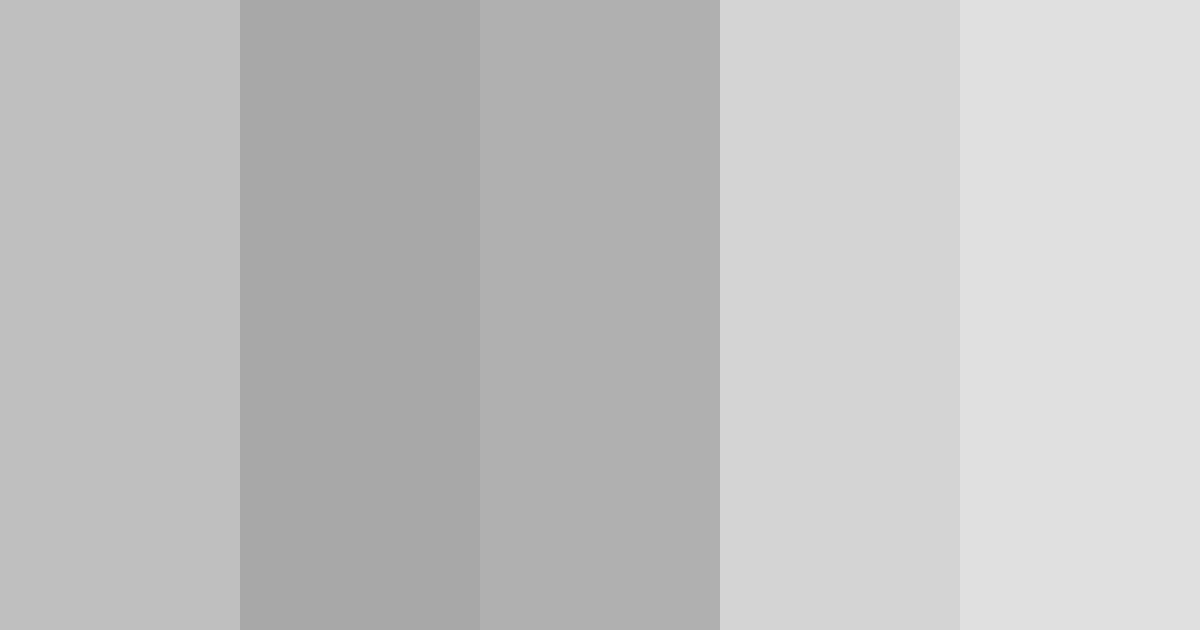 Download light silver color palette PNG image (landscape)