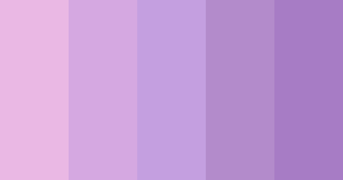 Download lilac dreams color palette PNG image (landscape)