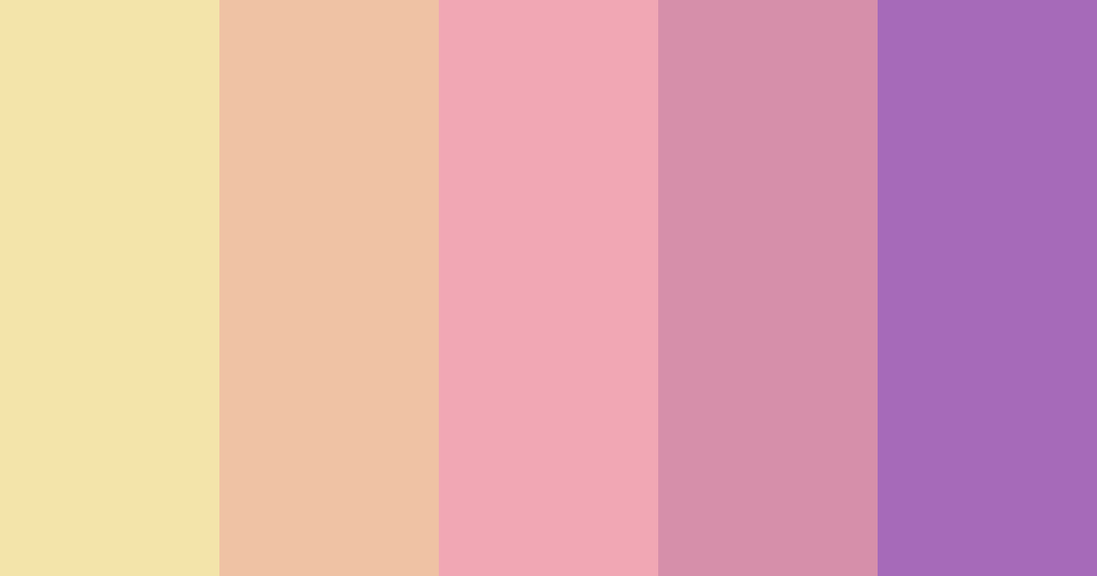 Download ethereal blossom color palette PNG image (landscape)