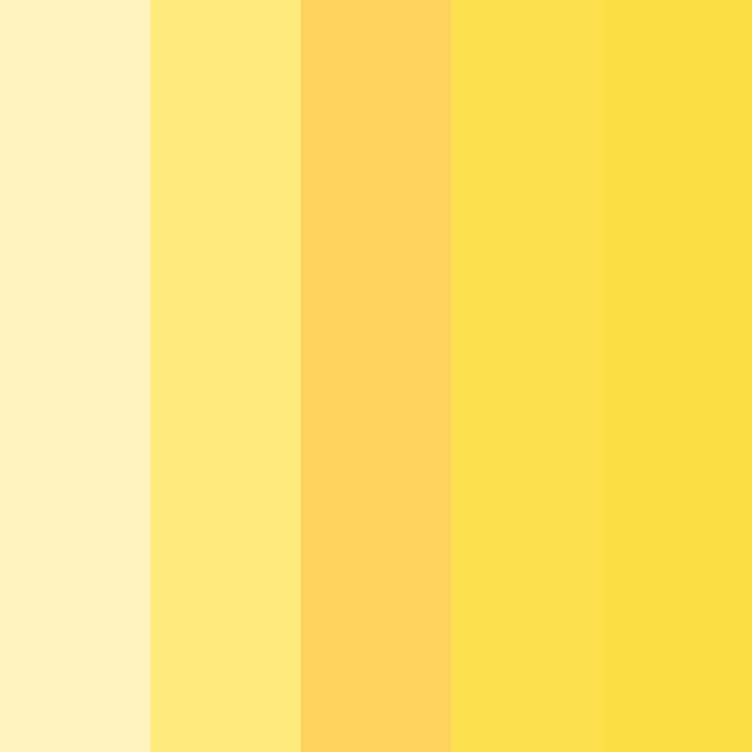 Download bright yellow star color palette PNG image (square)